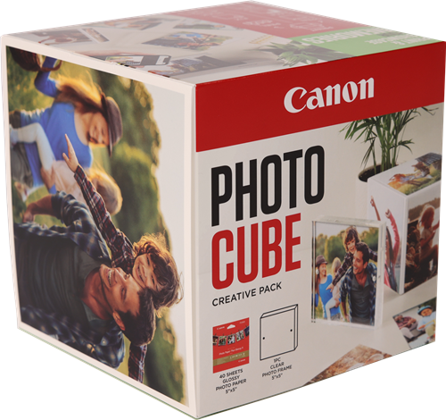 PP-201 5x5 Photo Cube Creative Pack + 13x13 cm Fotopapier 40 Blatt